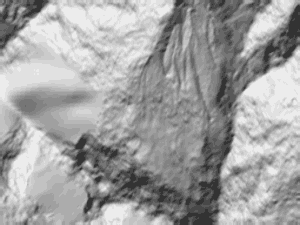 Hillshade relief of record 15.04809