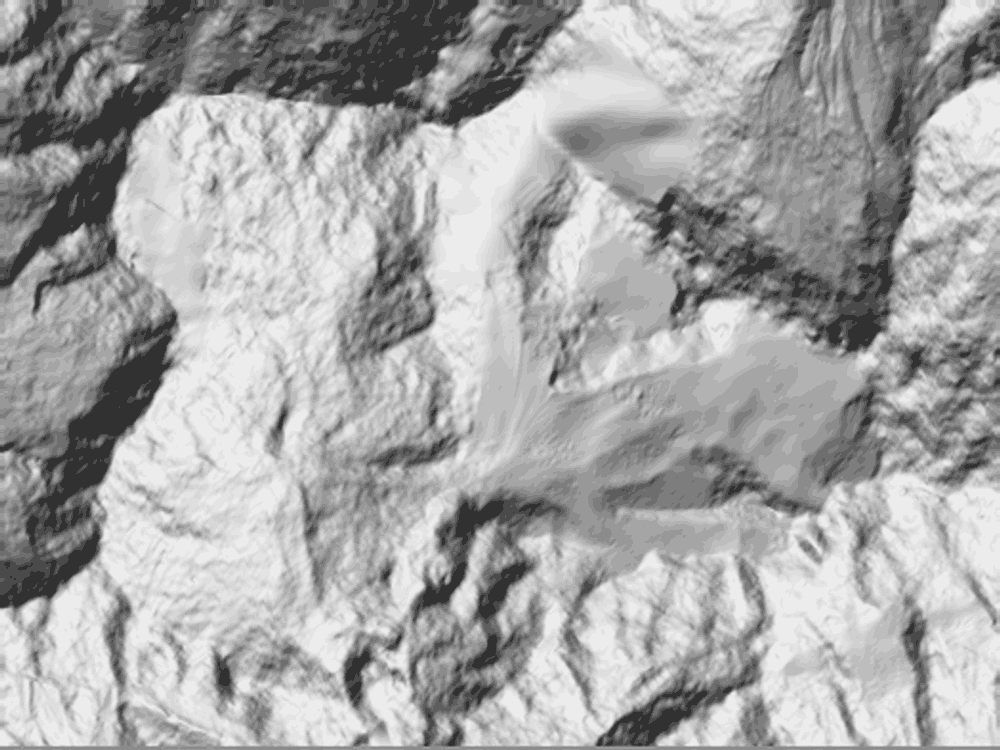 Hillshade relief of record 15.04515